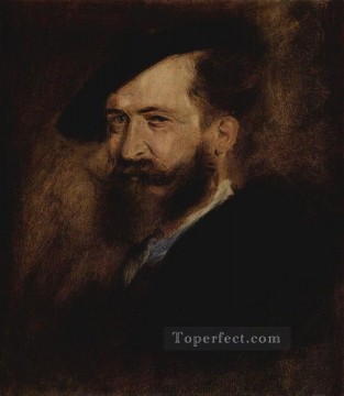  el Pintura al %C3%B3leo - Retrato de Wilhelm Busch Franz von Lenbach